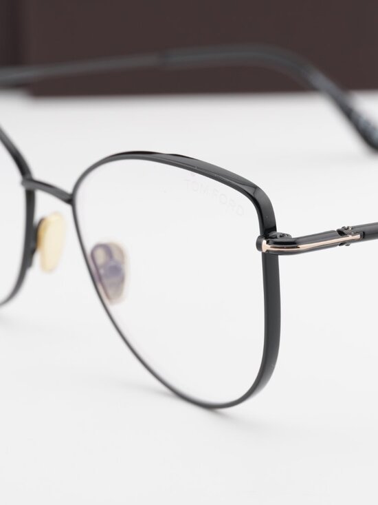 Tom Ford TF5667-B 001 Cat Eye Eyeglasses 55mm – Black main image 9